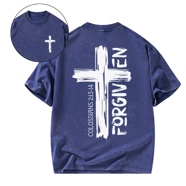 Forgiven Christian Washed T-Shirt