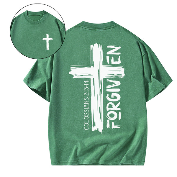 Forgiven Christian Washed T-Shirt