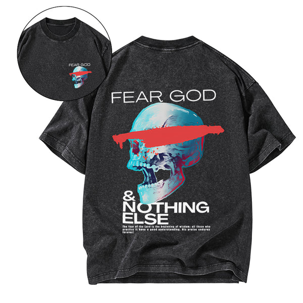 GC-WTSA1275 Fear God Christian Washed T-Shirt
