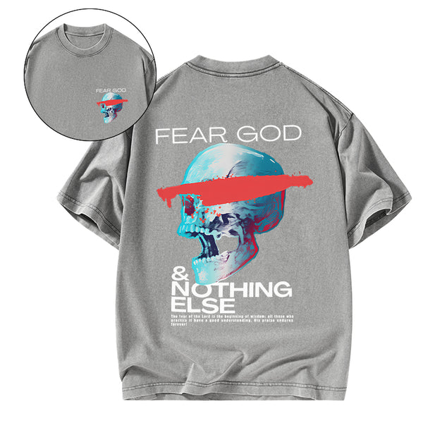 GC-WTSA1275 Fear God Christian Washed T-Shirt