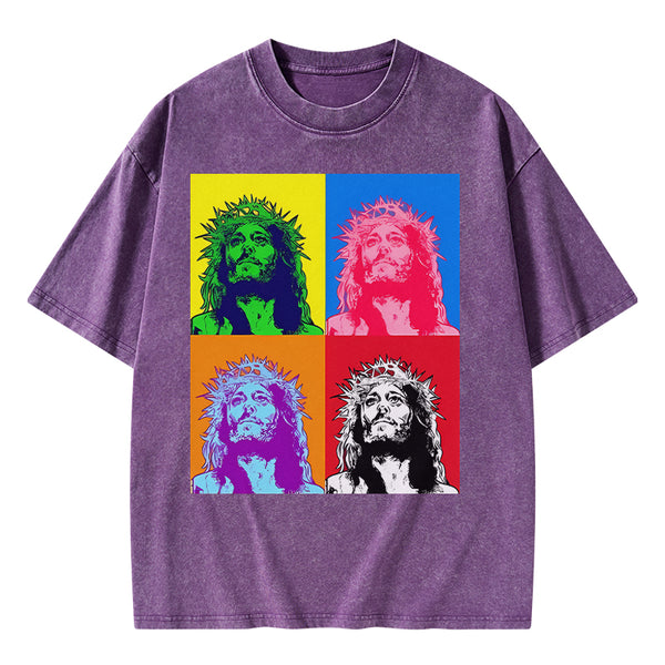 GC-WTSA1314 Jesus Christian Washed T-Shirt