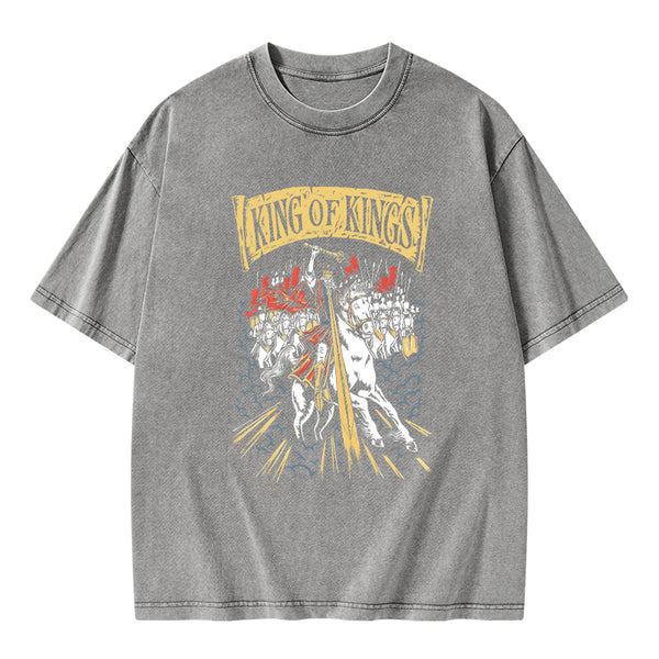 King Of Kings Christian Washed T-Shirt