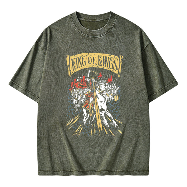 King Of Kings Christian Washed T-Shirt