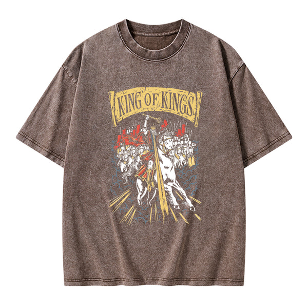 King Of Kings Christian Washed T-Shirt