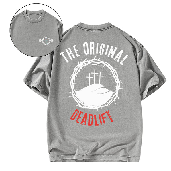 The Original Deadlift Christian Washed T-Shirt