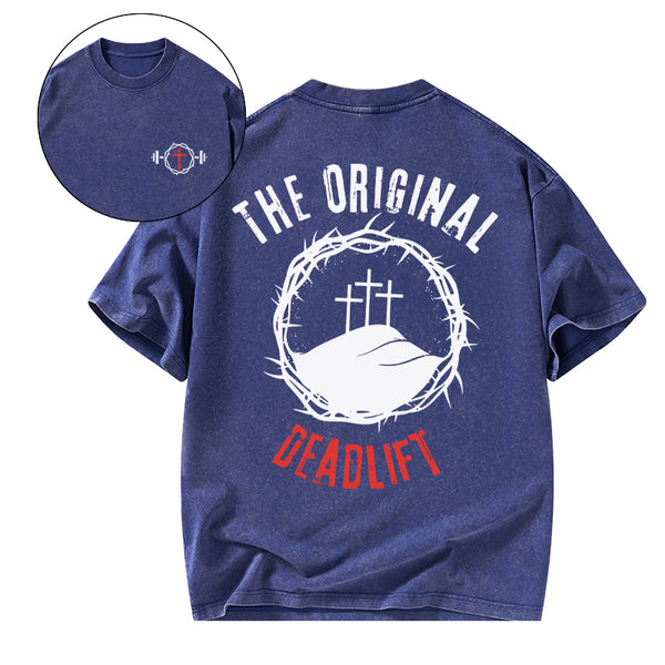 The Original Deadlift Christian Washed T-Shirt