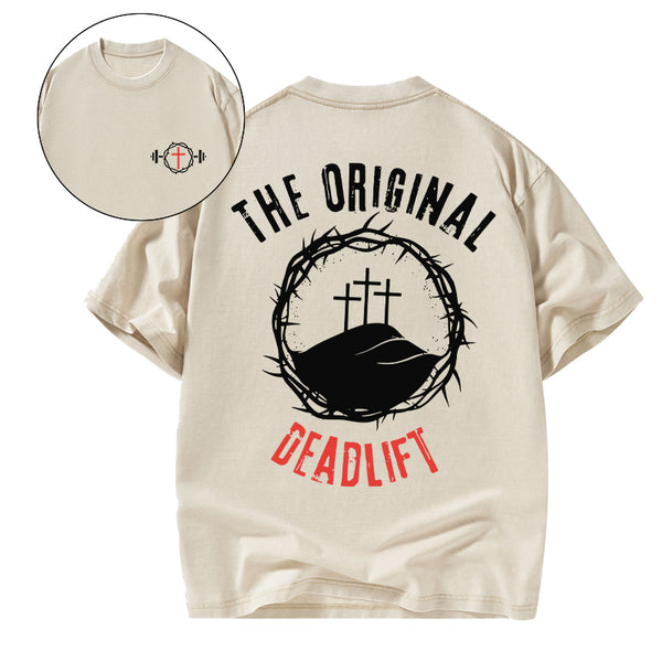 The Original Deadlift Christian Washed T-Shirt