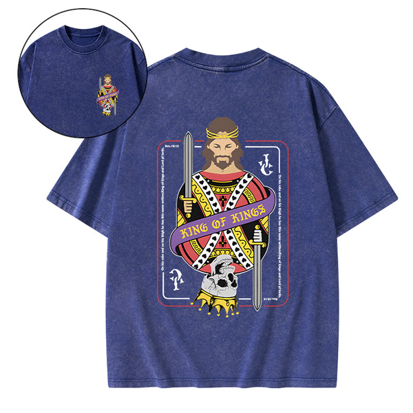 King Of Kings Christian Washed T-Shirt