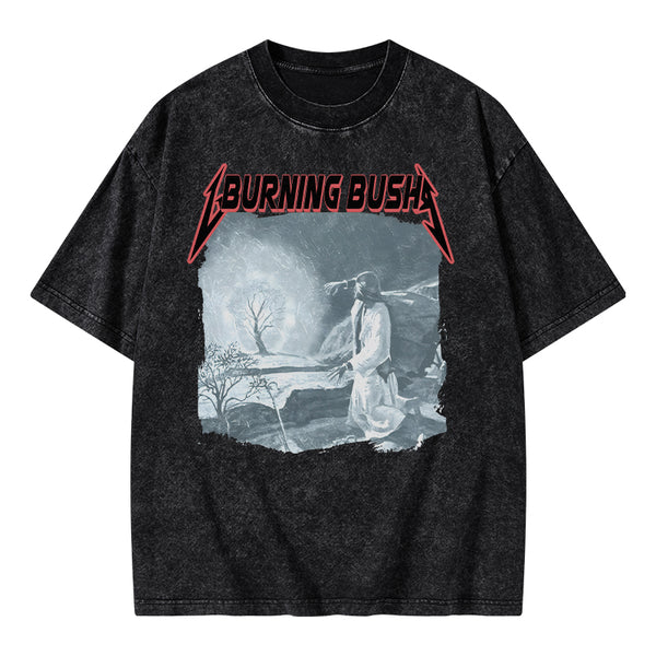 GC-WTSA1535 Burning Bush Christian Washed T-Shirt