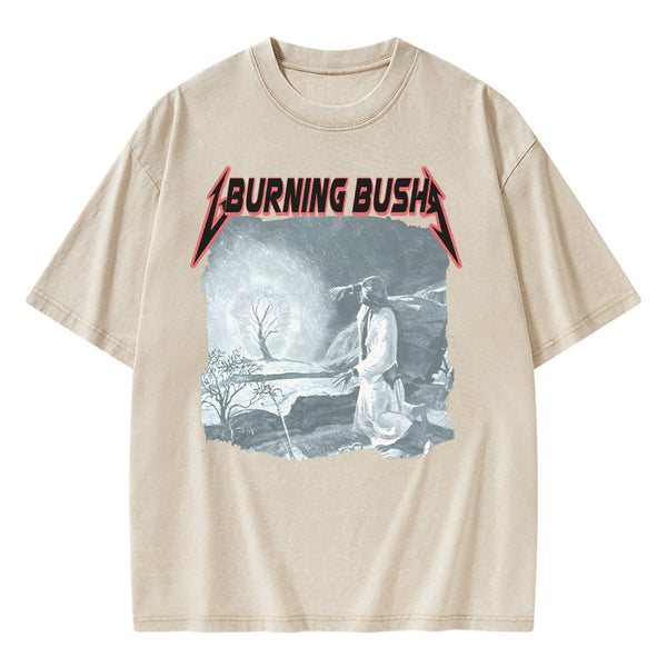GC-WTSA1535 Burning Bush Christian Washed T-Shirt