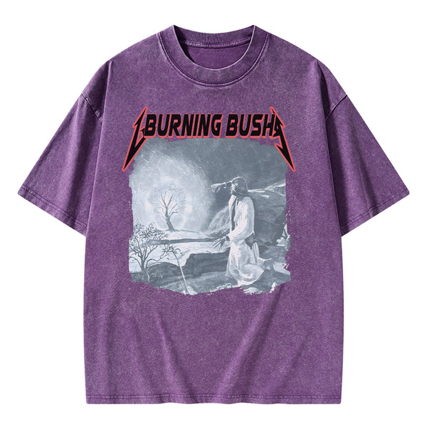 GC-WTSA1535 Burning Bush Christian Washed T-Shirt