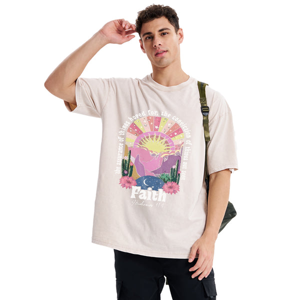 GC-WTSA1597 The Assurance Of Things Hoped For Christian Washed T-Shirt