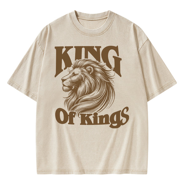 King Of Kings Christian Washed T-Shirt