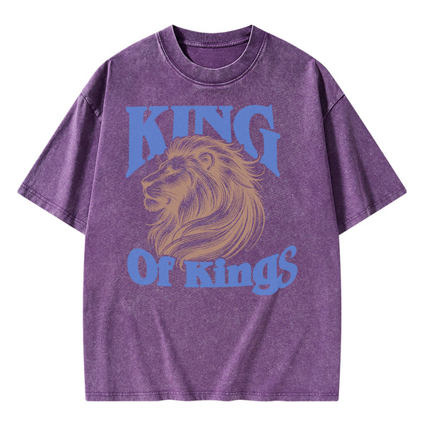King Of Kings Christian Washed T-Shirt