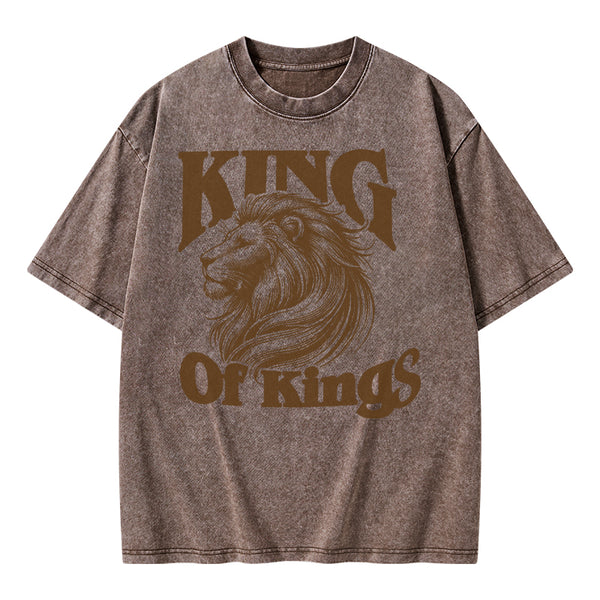 King Of Kings Christian Washed T-Shirt