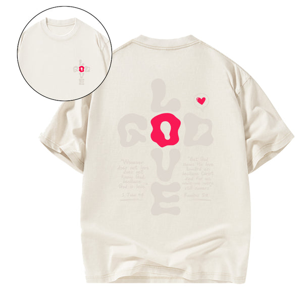 God Love Christian Washed T-Shirt