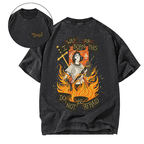 GC-WTSA1729 Do Not Be Afraid Christian Washed T-Shirt