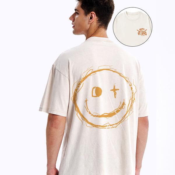 Jesus Lives Christian Washed T-Shirt