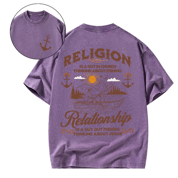 GC-WTSA1738 Religion Relationship Christian Washed T-Shirt
