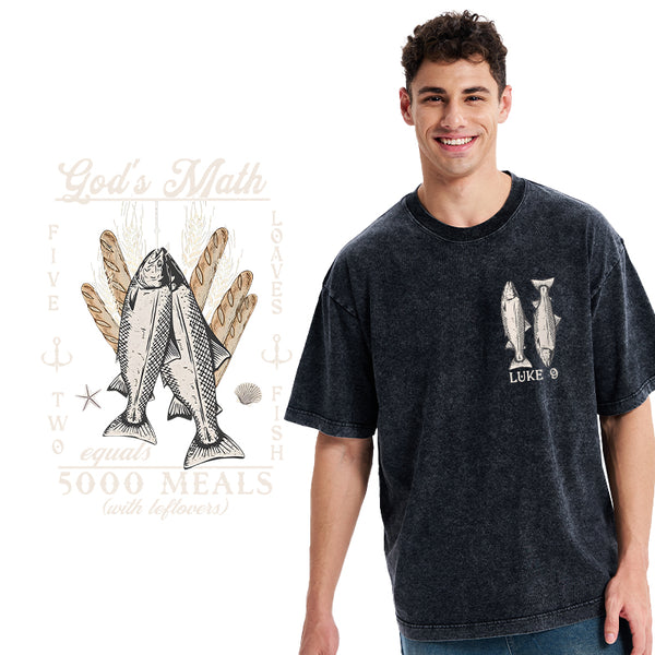 God's Math Christian Washed T-Shirt