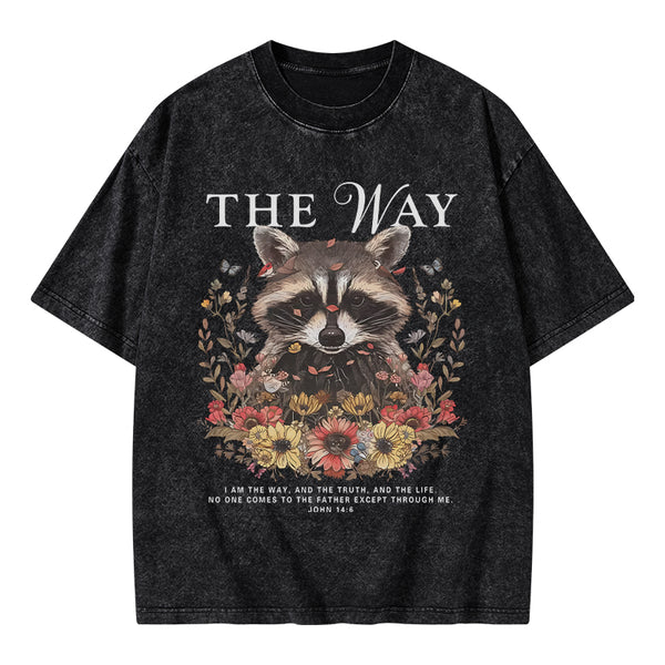 GC-WTSA1803 The Way Christian Washed T-Shirt