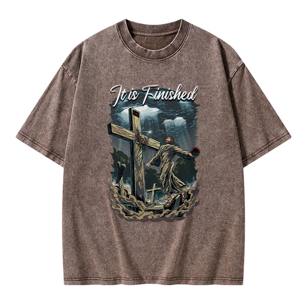 It Is Finish Christian Washed T-Shirt