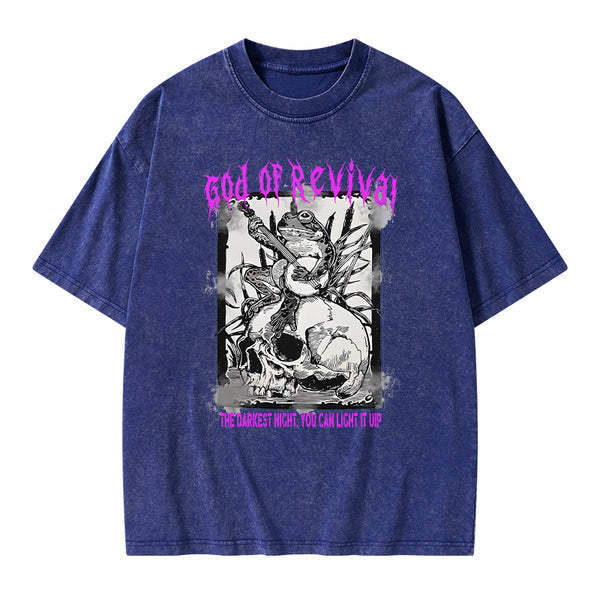 God Of Revival Christian Washed T-Shirt