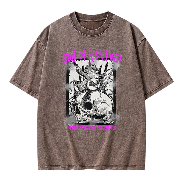 God Of Revival Christian Washed T-Shirt