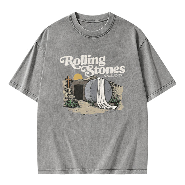 Rolling Stone Christian Washed T-Shirt