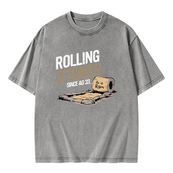 Rolling Stones Christian Washed T-Shirt