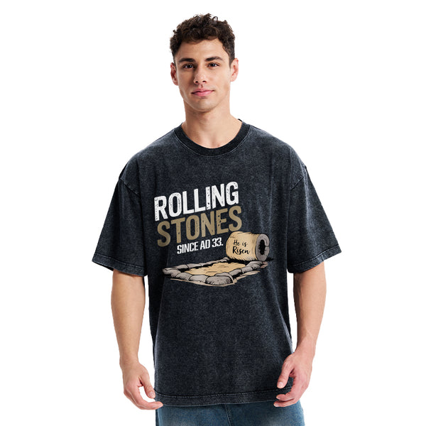 Rolling Stones Christian Washed T-Shirt