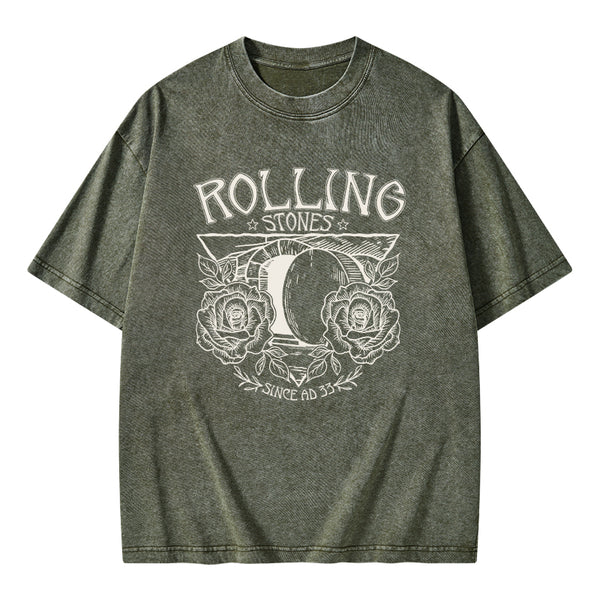 Rolling Stones Retro Christian Washed T-Shirt