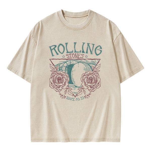 Rolling Stones Retro Christian Washed T-Shirt