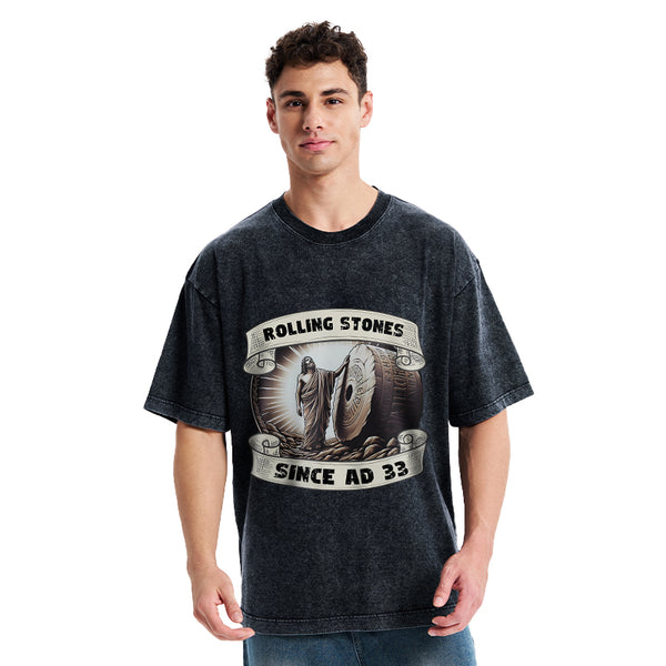 Rolling Stone Since AD 33 Christian Washed T-Shirt