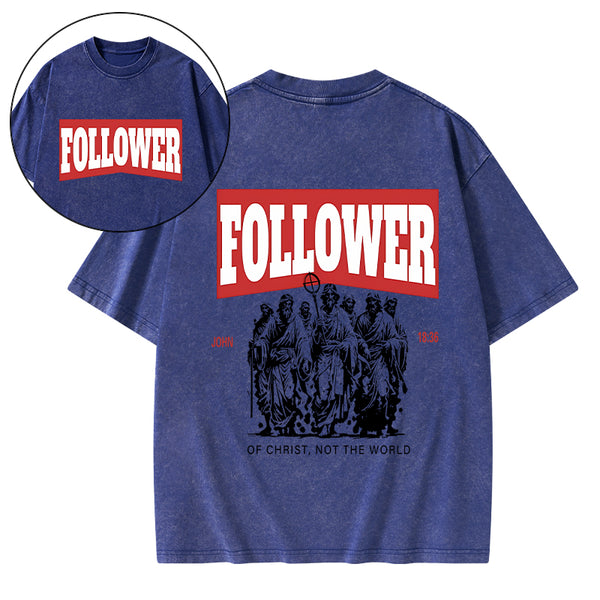 Follower Christian Washed T-Shirt