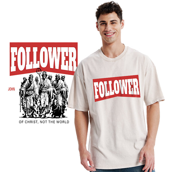 Follower Christian Washed T-Shirt