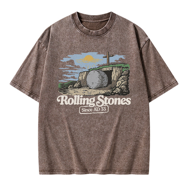 Rolling Stone Sine AD 33 Christian Washed T-Shirt