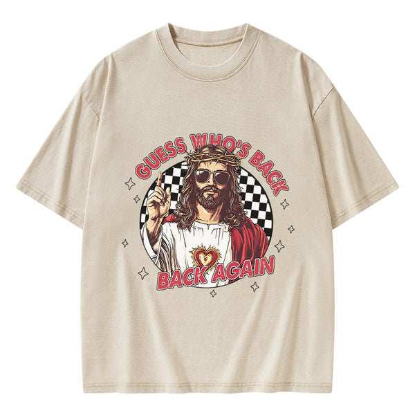 Guess Who's Back Christian Washed T-Shirt