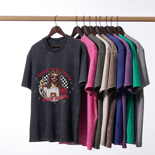 Guess Who's Back Christian Washed T-Shirt