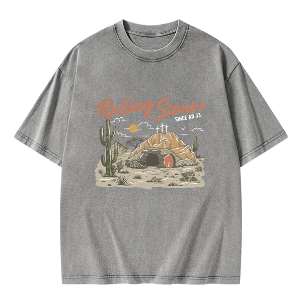 Rolling Stones Christian Washed T-Shirt