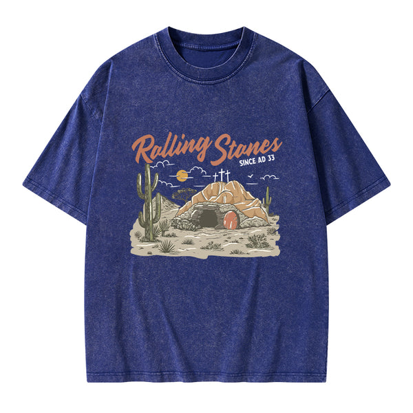 Rolling Stones Christian Washed T-Shirt