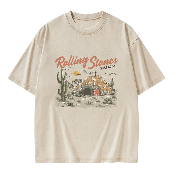 Rolling Stones Christian Washed T-Shirt