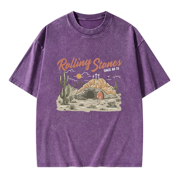 Rolling Stones Christian Washed T-Shirt