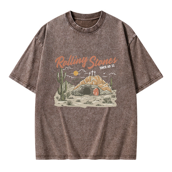 Rolling Stones Christian Washed T-Shirt
