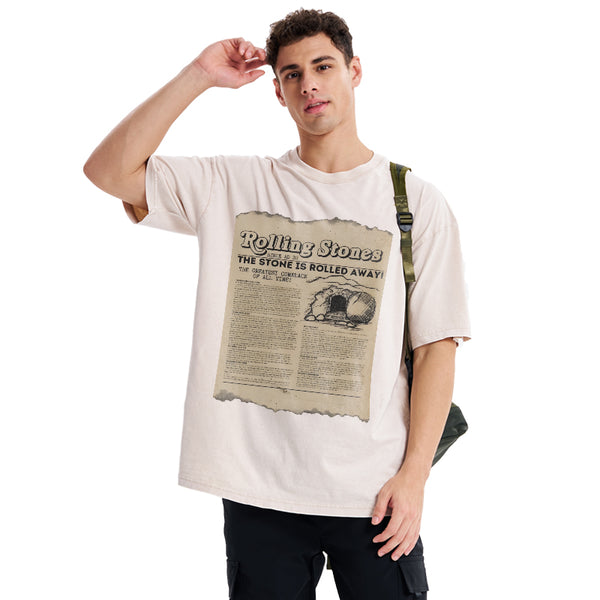 GC-WTSA2019 Rolling Stone Newspaper Christian Washed T-Shirt