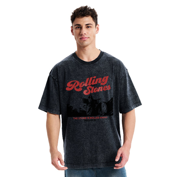 The Stone Was Rolled Away Jesus Christian Washed T-Shirt