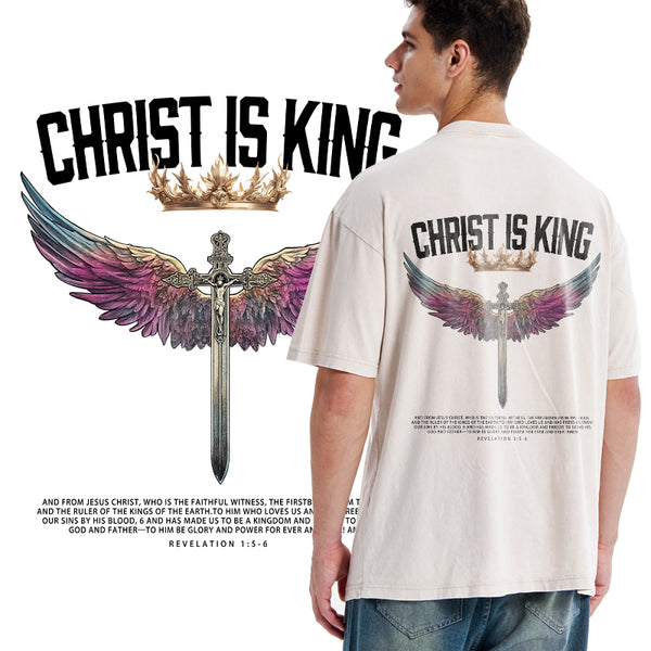 Christ Is King Christian Washed T-Shirt