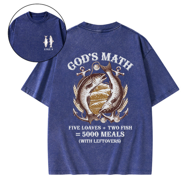 God's Math Christian Washed T-Shirt
