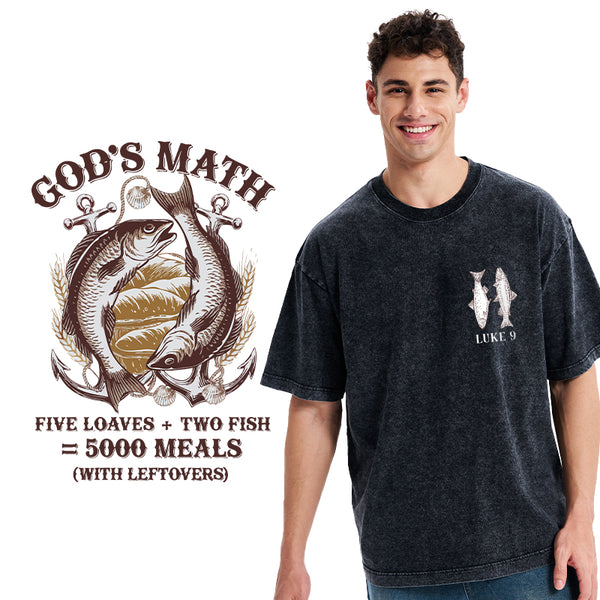 God's Math Christian Washed T-Shirt