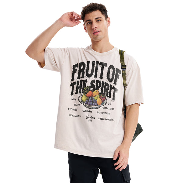 Fruit Of The Spirit Christian Washed T-Shirt